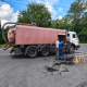 Промывка канализационных сетей на ул. Борьбы, 66